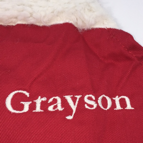 Pottery Barn Kids Christmas Apron Child’s Grayson Kitchen Baking - Picture 13 of 15